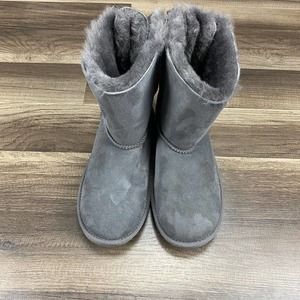 Girls UGG Bailey Bow Suede Boots
